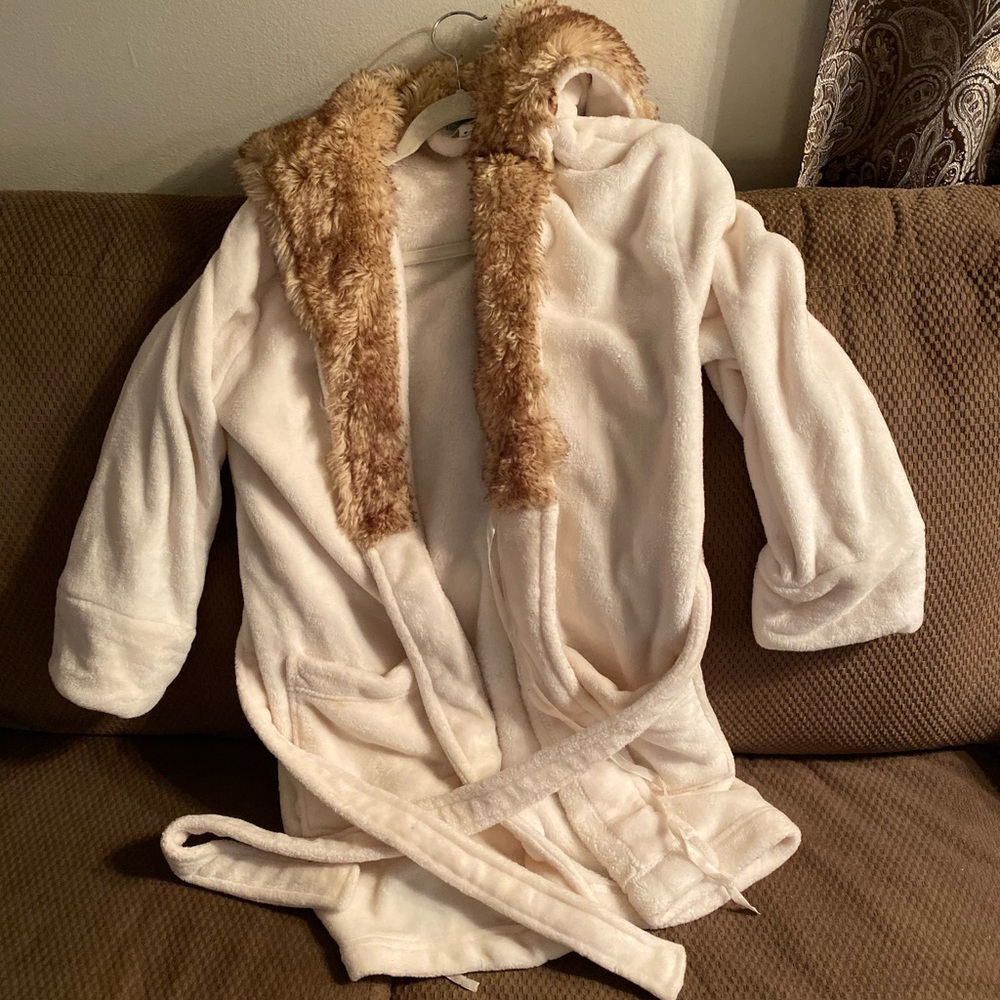 Cozy warm fuzzy robe